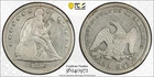 1846 Seated Liberty Dollar PCGS VF Genuine Cleaned