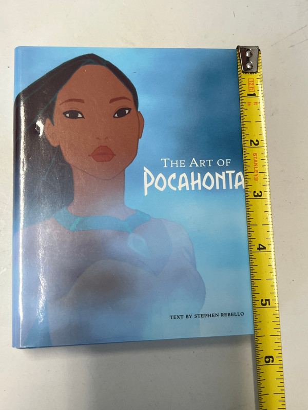 DISNEY The Art of Pocahontas hardback mini book Hyperion