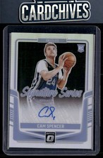 Cam Spencer 2024-25 Donruss Optic #SS-CER Signature Series Holo Auto AU