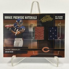2005 Absolute MARK BRADLEY Rookie Premiere Materials /750 NM Card #221 Bears Mem. rookie card picture