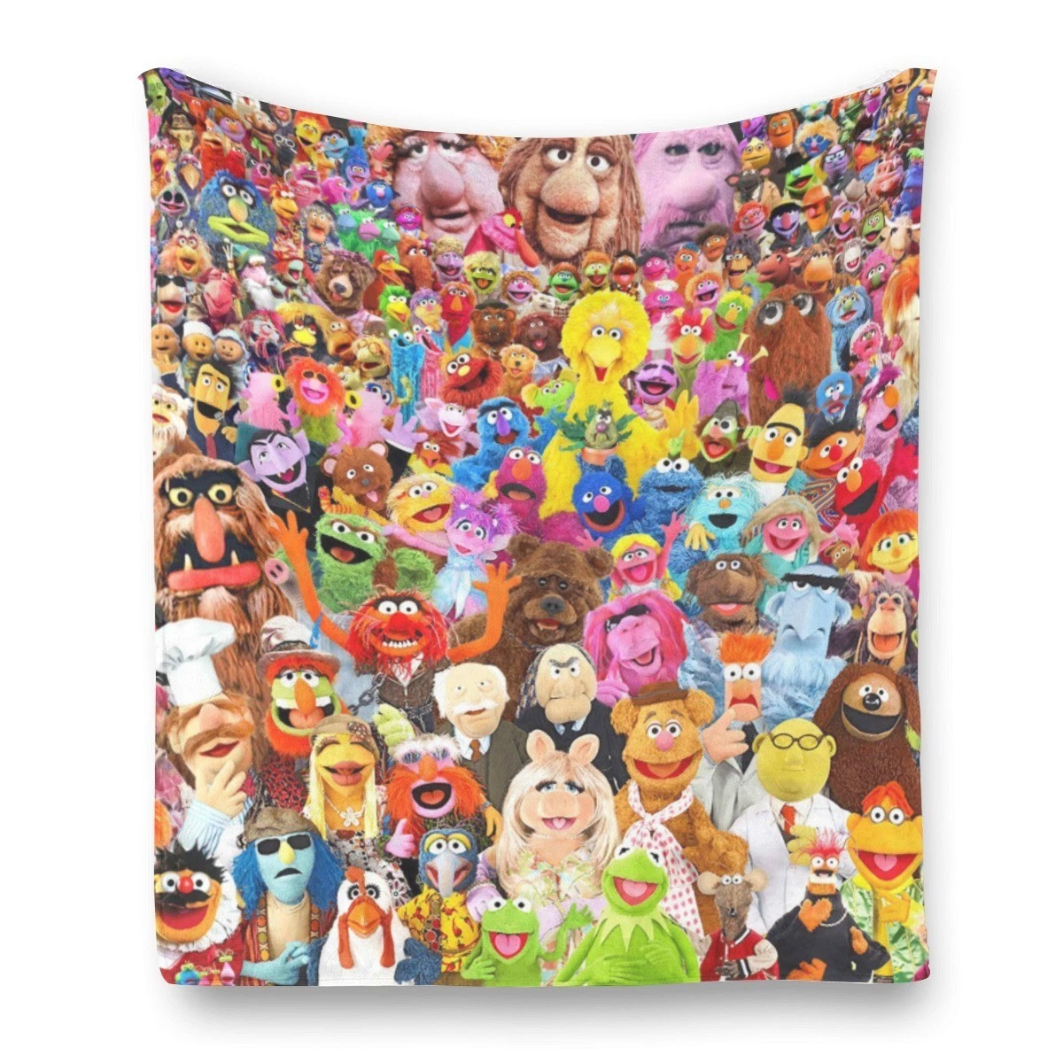 The Muppets Characters Warm Single-Side Printing Flannel Fleece Blanket