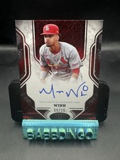 2025 Topps Tier One- Masyn Winn Prime Performers Autograph Ruby /25