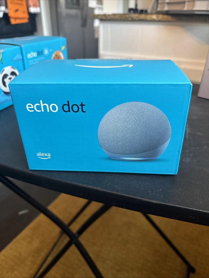 Amazon Echo Dot 4. Gen Twilight Blue, B7W64E Neu Sealed Box Auktion B