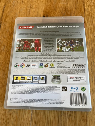 Pro Evolution Soccer 2008 PES Sony Playstation 3 PS3 Spiel - Bild 4 von 4