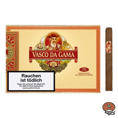 Vasco da Gama No. 2 Claro Sumatra Coronas 25 Stück
