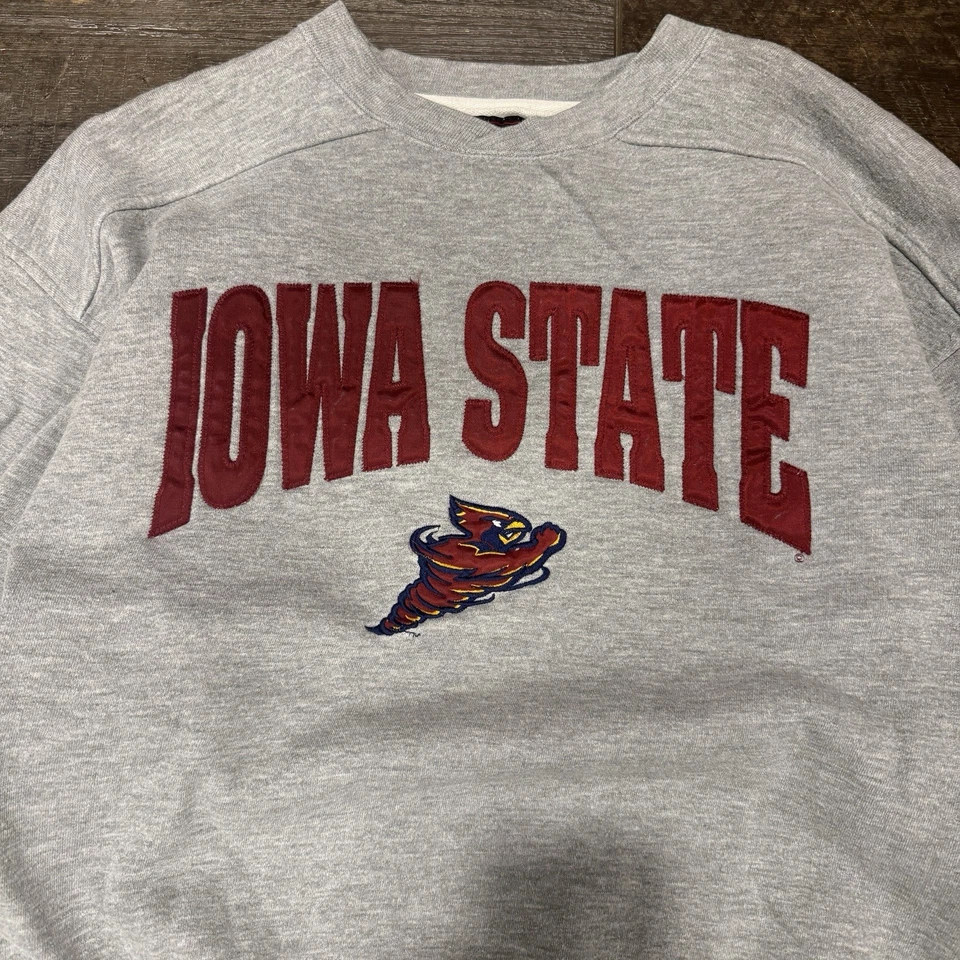 Moletom Iowa State Cyclones Vintage Starter Tamanho Grande - Imagem 3 de 4
