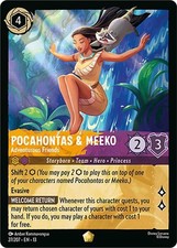 Disney Lorcana Pocahontas  Meeko-27/207 Legendary