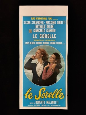 LE SORELLE locandina poster Susan Strasberg Massimo Girotti Nathalie Delon Q62