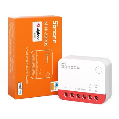 SONOFF MINI-ZBRBS Zigbee Smart Roller Shutter Timer Switch Curtain Motor Control