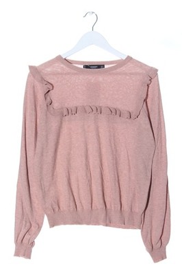 MANGO BASICS Feinstrickpullover Damen Pullover Gr. DE 38 pink Casual-Look