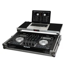 ProX X-NV LT Flight Case for Numark NV NVII Controller w/ Laptop Shelf