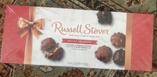 Russell Stover Pecan Delights Milk Dark Chocolate Box 19 Pieces