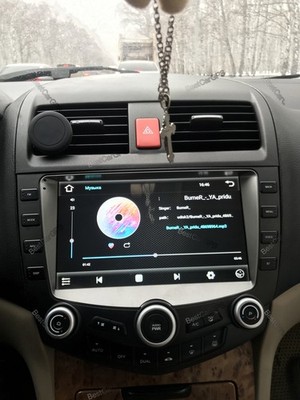 9'' Stereo Radio Navi Wireless CarPlay Android Auto For Honda Accord 2003-2007
