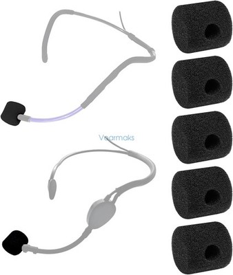5 Pcs Mic Covers for AKG HC644-MD,C520,C555,C544,CAD Audio C98 Drum Microphone