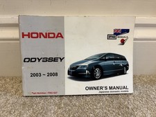Honda Odyssey Absolute - 2.4 - RB1 - JDM - English Translated Car Manual 2003-08