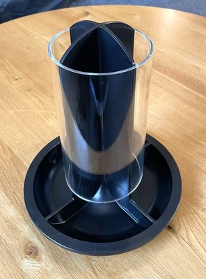 DISPENSADOR DE ALMACENAMIENTO DE CÁPSULAS DE CAFÉ NESPRESSO ORIGINAL GENUINO NEGRO Y TRANSPARENTE - Imagen 1 de 4