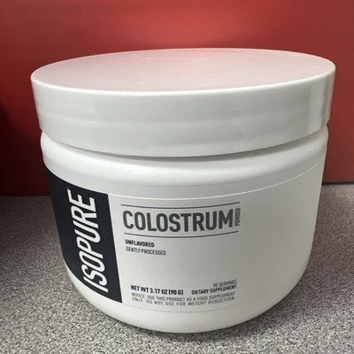 Isopure Bovine Colostrum Powder Unflavored - 3.17oz - EXP 07/2026