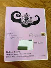 1999 Skyline Books Catalog 23 Modern, Beat & Counterculture Literature Brochure