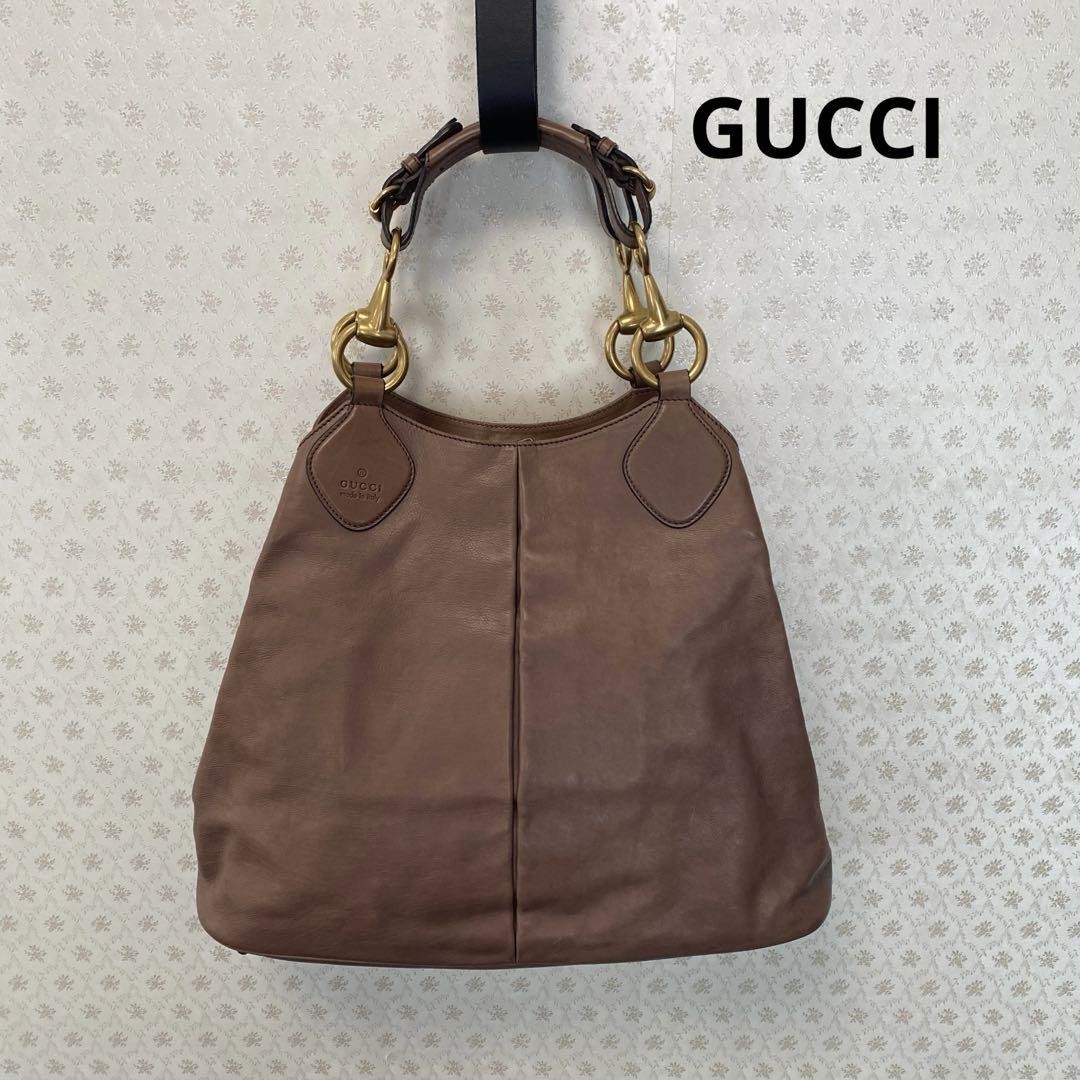 Gucci Women's Calf Leather Tote Shoulder Bag New