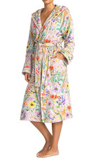 BNWT Johnny Was Daphne Cozy Floral Soft Hooded Robe Daphne L/XL 270