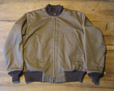 ジャケット・アウター BUZZ RICKSON CO. Tanker Jacket 40R Buzz Rickson 1942 WW2 Tanker Jacket Size 40 (Japan) USN 37J-1 A-2