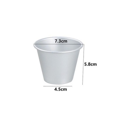 6 Piece Aluminum Dessert For Mold Set for For home Baking Pudding Cake