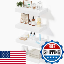 Mifurn Floating Shelves for Wall Bathroom Shelves Over Toilet Wall Shelves Book