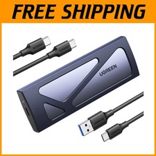 Portable 10Gbps M.2 NVMe to USB C SSD Enclosure