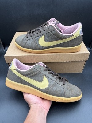 Size 9.5 - Nike SB Air Classic Jeremy Fish Dark Brown Metallic Gold Pink 2006