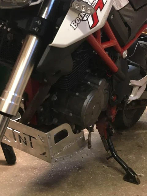 Benelli TNT125 TNT135 Tornado +TNT Naked Sump Guard Bash Plate UK Made - Image 3 of 4