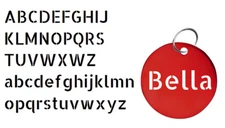 Pet Tags,Round Aluminum Charm, Custom Personalized Engraved Dog Cat ID Name Tag