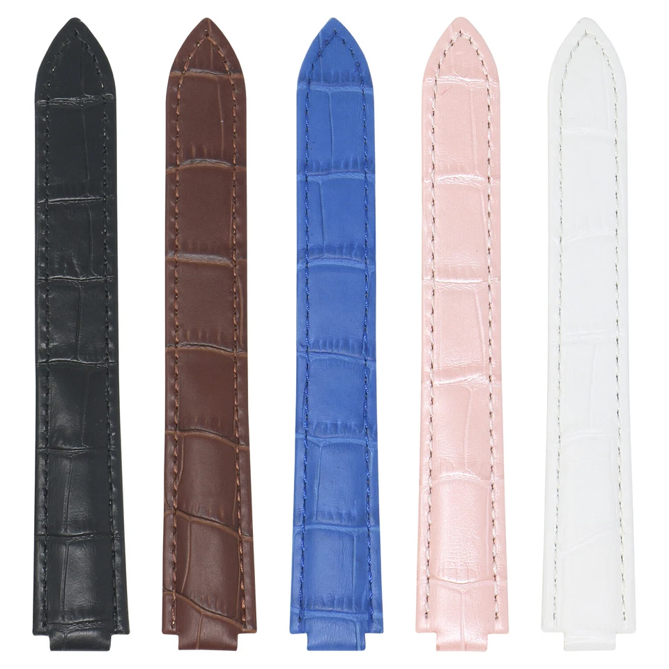 StrapsCo Croc Embossed Leather Watch Band Strap for Ballon Bleu - Image 2 of 2