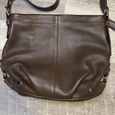 極美品✨vintage coach old bag TOTO brown Long time no rehab: bottle green pocket purse made in the USA this