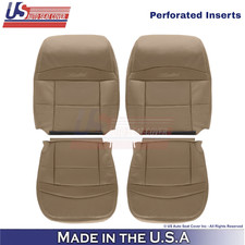 1995-2001 Fits Ford Explorer Limited Leather Front Covers Medium Prairie Tan