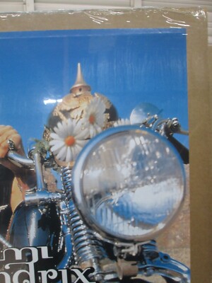 Guitarist rock poster Jimi Hendrix 2001 motorcycle 19997 | eBay