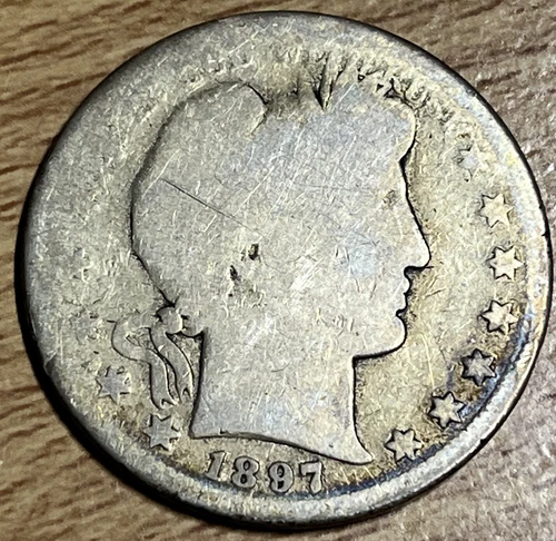 1897 S AG Barber Half
