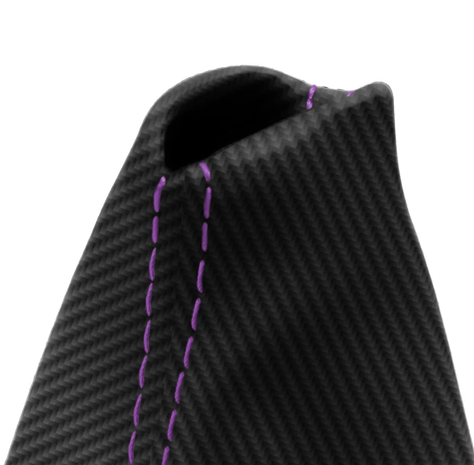 Крышка багажника с автоматическим переключением передач из углеродного волокна для Ford Bronco 2021 фиолетовая строчка - Изображение 4 из 4