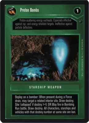 Proton Bombs (Dagobah-Limited) | Decipher Star Wars CCG | NM/LP