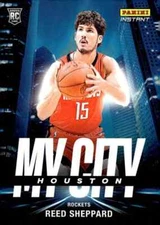 2024-25 Panini Instant Reed Sheppard ROOKIE CARD MY CITY 1/268 SP Rockets #21 RC