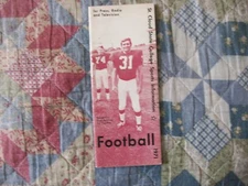 1971 ST CLOUD STATE FOOTBALL MEDIA GUIDE Yearbook Press Book Program College AD