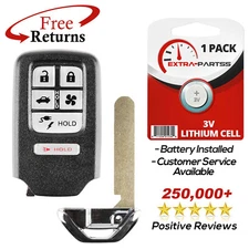 Remote Keyless Entry Smart Fob Remote Replacement For Honda 6b (KR5V2X)