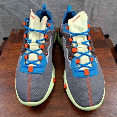 Nike React Element 55 SE Volt Blue Stardust Men display picture 3