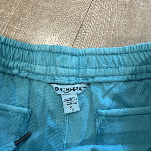 ATHLETA Farallon Shorts Women's XL Gulf Green Teal Blue 988047 NEW NWOT - Picture 4 of 5
