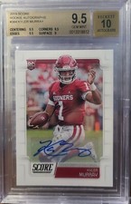 2019 Score Rookie AUTOGRAPH Kyler Murray BGS 9.5 💎 GEM MINT AUTO 10 RC 