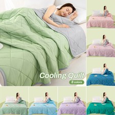 Cooling Quilt Air Conditioner Blanket Single Double Bedspread Bedding Summer