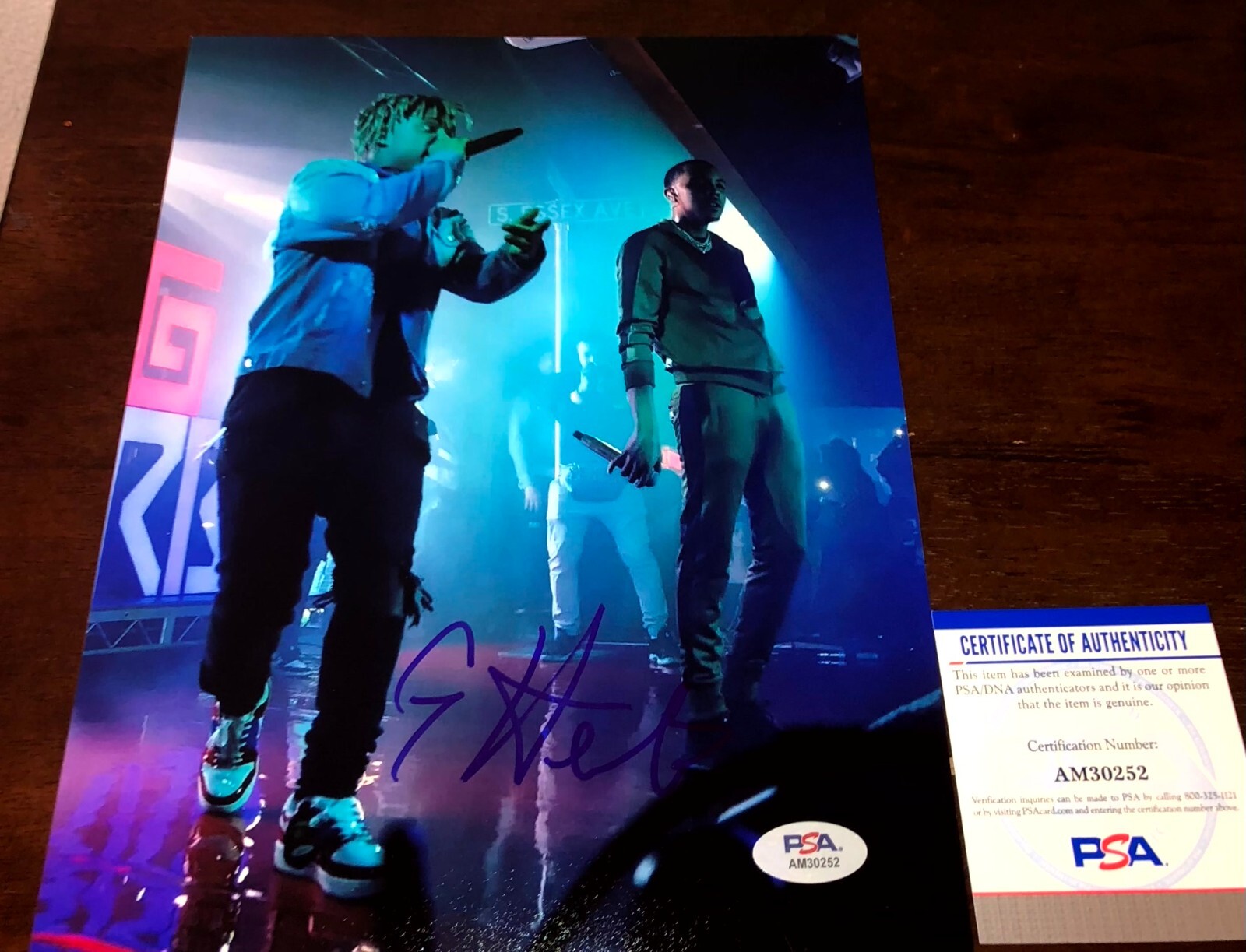 Swervo G Herbo PTSD Swervo Signed Autographed 8x10 Photo PSA Juice Wrld E6 | eBay