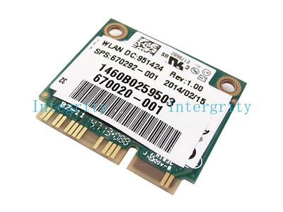 HP 670292-001 Intel Centrino Advanced-N 6235ANHMW BT 4.0 WiFi Card TESTED GOOD