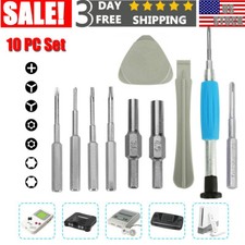 10PC Triwing Screwdriver Repair Tool Kit For Nintendo Switch N64 NES Joy-con Wii