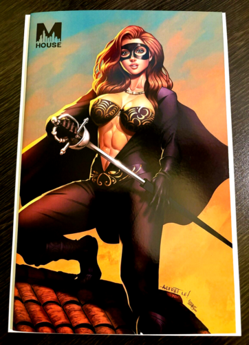 M HOUSE #1 WOMAN OF WAR ZORRO ALFRET LE EXCLUSIVE NICE TRADES COVER LTD 50 NM+ - Picture 1 of 2