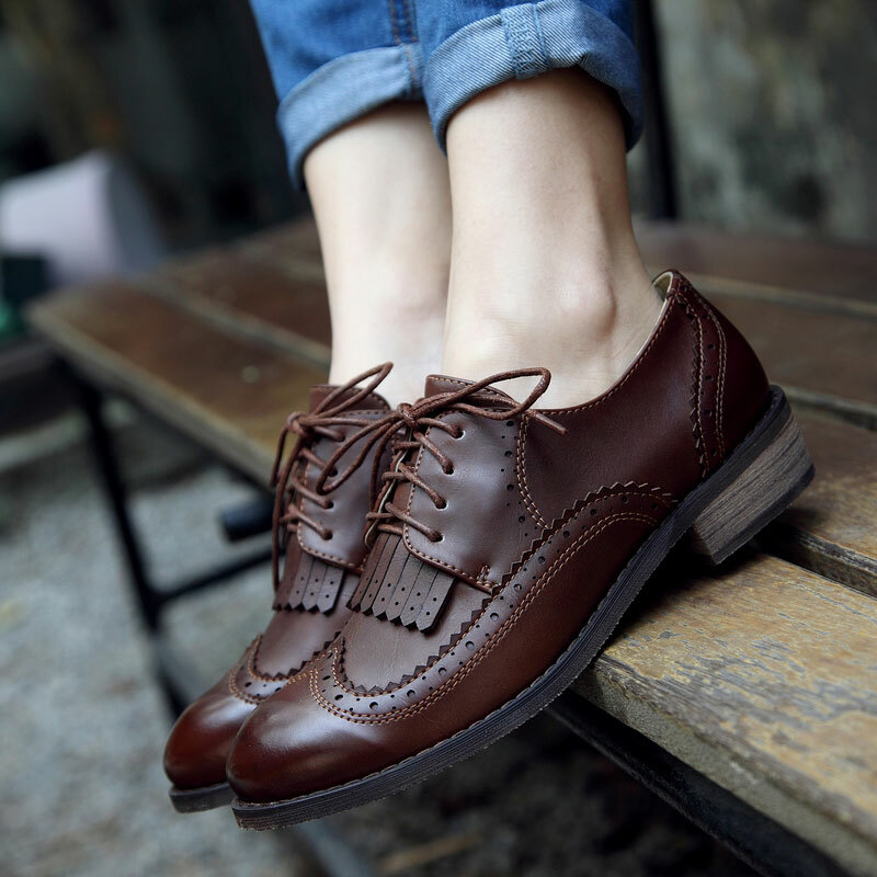 womens brown dress shoes